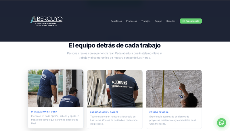 Abercuyo — Landing Page